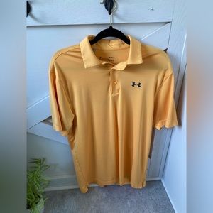 Orange Under Armor polo! Size medium